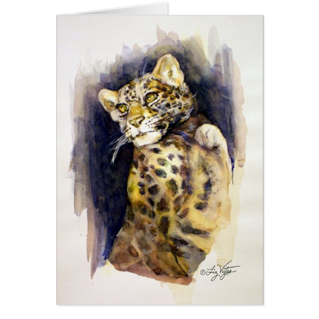 ユキヒョウ空白のカード (正面)