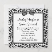 ユキヒョウ誕生日パーティー 招待状 (裏面)