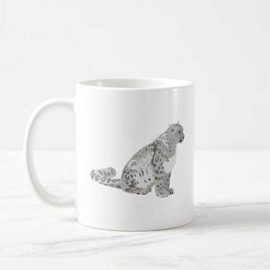 ユキヒョウ野猫 コーヒーマグカップ (左)