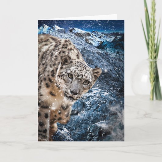 ユキヒョウ雲散歩士 カード (正面)