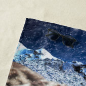 ユキヒョウ雲散歩士 ビーチタオル (インサイチュ)