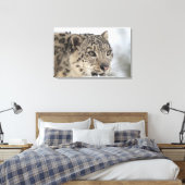 ユキヒョウ（ウンシアウンシア） キャンバスプリント (インサイチュ (寝室))