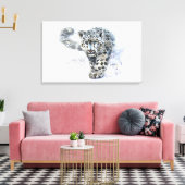 ユキヒョウ キャンバスプリント (インサイチュ (リビング))