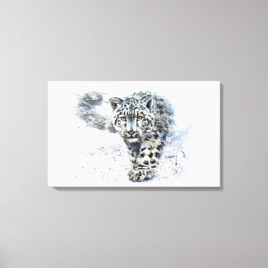 ユキヒョウ キャンバスプリント (正面)