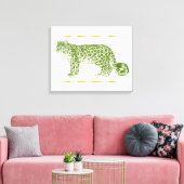 ユキヒョウ キャンバスプリント (インサイチュ (リビング))