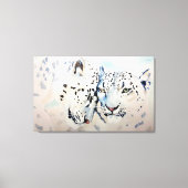 ユキヒョウ キャンバスプリント (正面)
