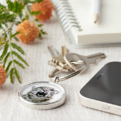 ユキヒョウ キーホルダー (側面)