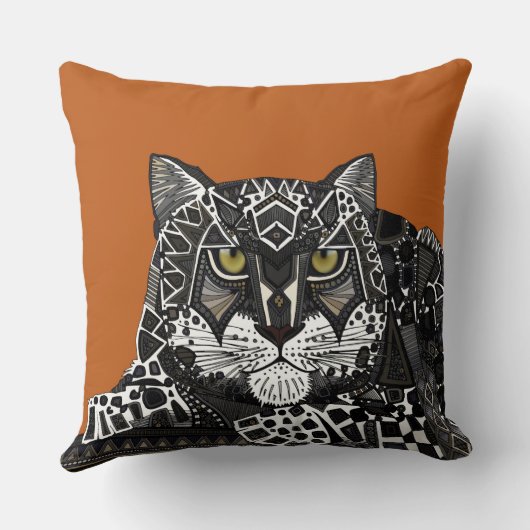 ユキヒョウ クッション (裏面)