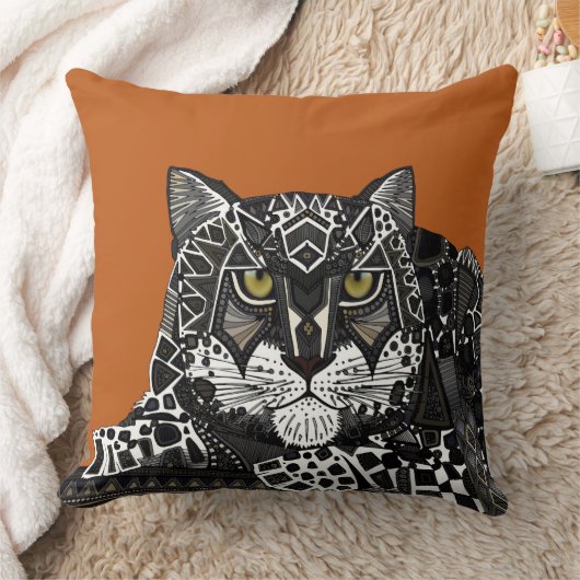 ユキヒョウ クッション (ブランケット)