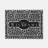 ユキヒョウ ドアマット (正面)