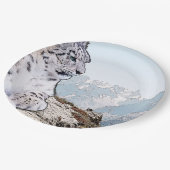 ユキヒョウ ペーパープレート (アングル)