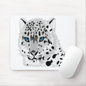 ユキヒョウ マウスパッド (マウス)