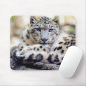 ユキヒョウ マウスパッド (マウス)