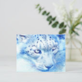 *ユキヒョウ*ワイルドスピリット ポストカード (スタンド正面)