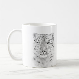 ユキヒョウ – 動物のアートマグ コーヒーマグカップ