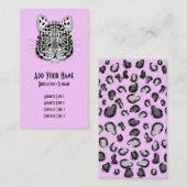 ユキヒョウ 名刺 (正面/裏面)