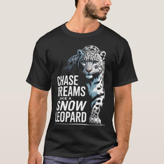 ユキヒョウ 愛好家 野生動物 Tシャツ (正面)