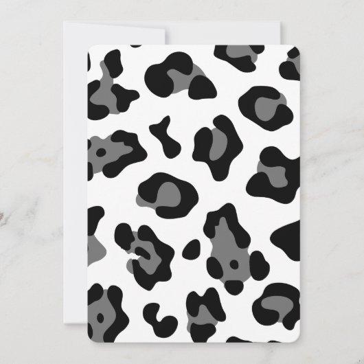 ユキヒョウ 招待状 (正面)