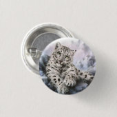 ユキヒョウ 缶バッジ (正面&裏面)