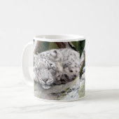 ユキヒョウ – 美しい！ コーヒーマグカップ (正面左)