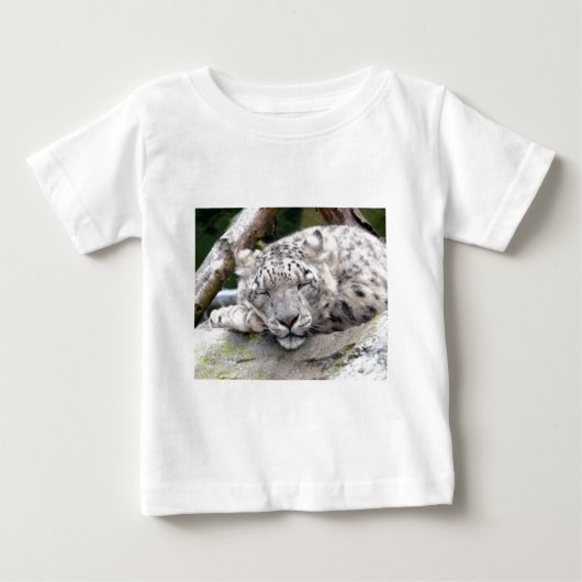 ユキヒョウ – 美しい! ベビーTシャツ (正面)