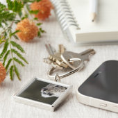 ユキヒョウ(Unciaのuncia) キーホルダー (側面)