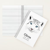 ユキモダンヒョウ | 学年 | 学校 ノートブック (内側)