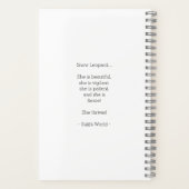 ユキモダンヒョウ | 学年 | 学校 ノートブック (裏面)