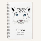 ユキモダンヒョウ | 学年 | 学校 ノートブック (正面)