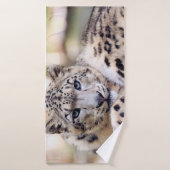 ユキ素晴らしヒョウポートレート バスタオル (バスタオル)