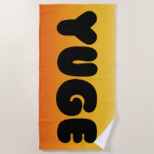 ユゲ！ビーチタオル ビーチタオル (正面)