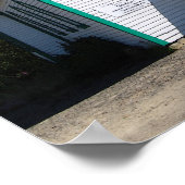 ユコン教会（カナダ、カークロス） ポスター (角)