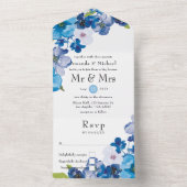 ユスオブブルーフローラ結婚ズ オールインワン招待状 (内側)