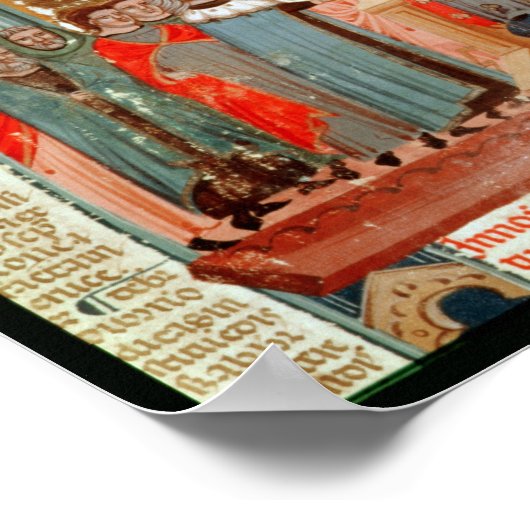 ユスティニアヌス帝とその宮廷 ポスター (角)