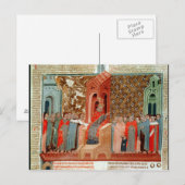 ユスティニアヌス帝とその宮廷 ポストカード (正面/裏面)