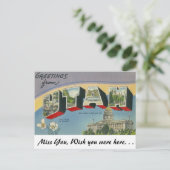 ユタからの挨拶 ポストカード (スタンド正面)