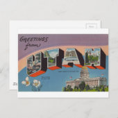 ユタからの挨拶 ポストカード (正面/裏面)