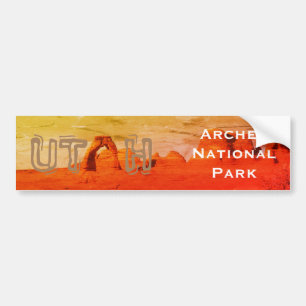 ユタのアーチの国立公園 バンパーステッカー