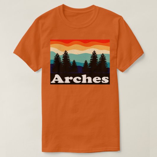 ユタのアーチス国立公園 Tシャツ (デザイン正面)