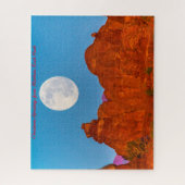 ユタのウィンドウズロック。クリスマスの挨拶 ジグソーパズル (縦)