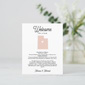 ユタのウェルカムレターの旅程ANY COLOR (スタンド正面)