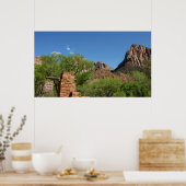 ユタのシオン国立公園への入り口 ポスター (キッチン)