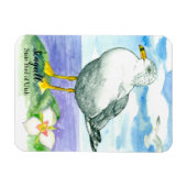 ユタのセゴリリーシーガル州バード マグネット (横)