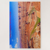 ユタのデッドホースポイント。クリスマスの挨拶 ジグソーパズル (縦)