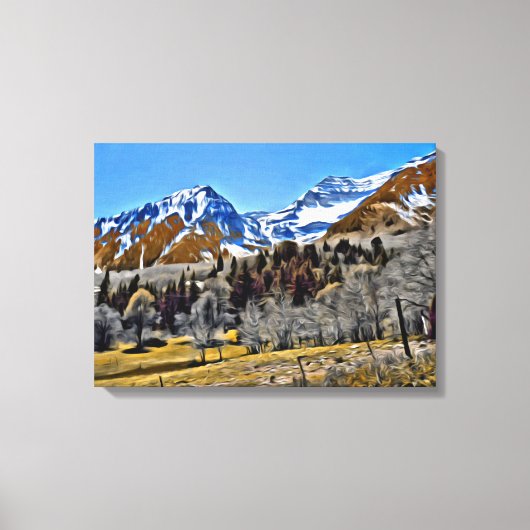 ユタのニアサンダンスリゾート キャンバスプリント (正面)