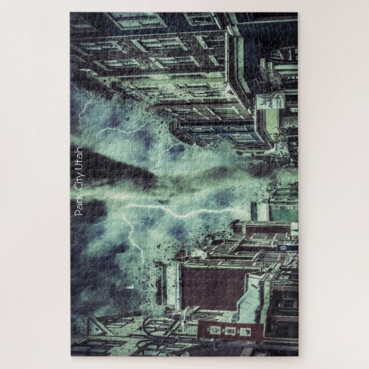 ユタのパークシティ。ジグソーパズル ジグソーパズル (縦)