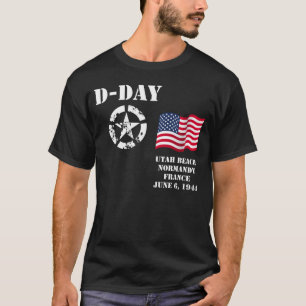 ユタのビーチ、ノルマンディー、フランス、1944年6月6日 Tシャツ
