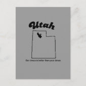 ユタのモットー – 私たちのイエスは良い ポストカード (正面)