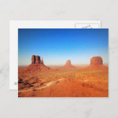 ユタのモニュメントバレー ポストカード (正面/裏面)