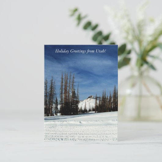 ユタの休日の挨拶！ シーズンポストカード (スタンド正面)